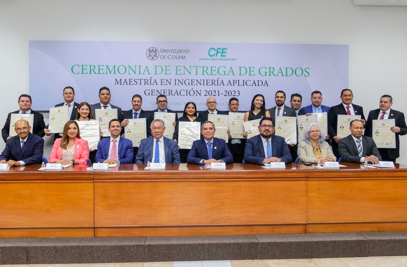 En este momento estás viendo Concluye personal de la CFE maestría en Ingeniería Aplicada, en la UdeC