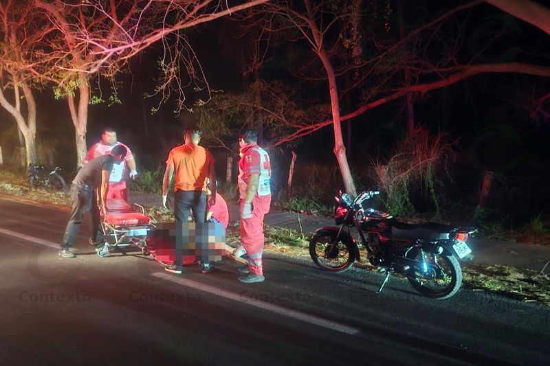 En este momento estás viendo Choque en caravana de 30 motociclistas deja 5 heridos en Tecomán
