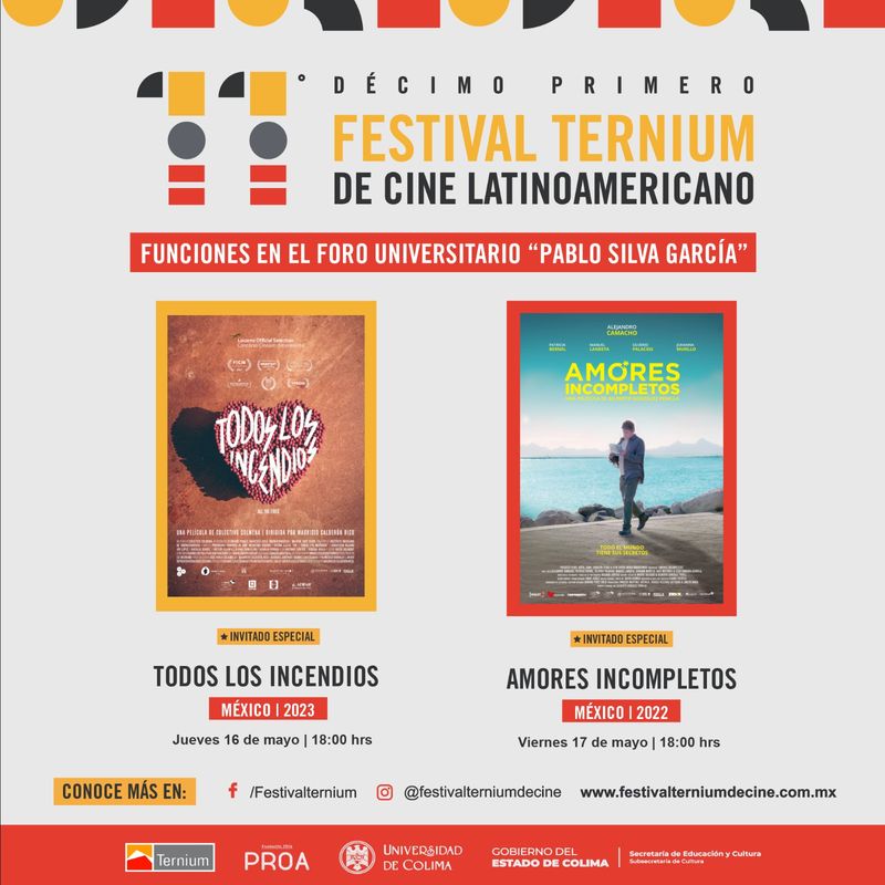 Invitan a la edición 11 del Festival Ternium de Cine Latinoamericano