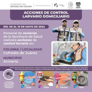 Lee más sobre el artículo Comuna armeritense realiza acciones contra el dengue en Cofradía de Juárez