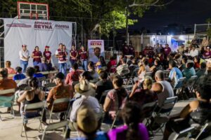 Lee más sobre el artículo Armando Reyna asegura que la colonia El Chamizal tendrá cancha techada