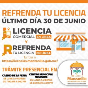 Lee más sobre el artículo Exhorta Ayuntamiento de Manzanillo a pagar refrendo de licencias comerciales