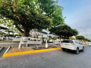 Lee más sobre el artículo Realizan adecuaciones a remodelación del jardín principal de Tecomán por recorte presupuestal