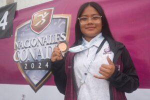 Lee más sobre el artículo Segunda medalla de bronce para Quetzalli Baltazar en surfing de Nacionales Conade 2024