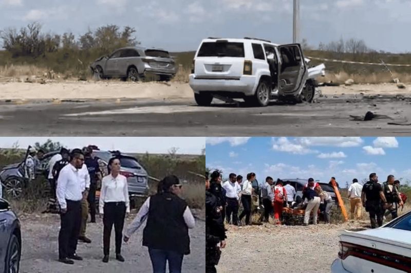 En este momento estás viendo Sufre comitiva de Sheinbaum accidente en carretera de Monclova; hay un muerto