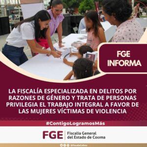 Lee más sobre el artículo Trabaja Fiscalía Especializada en procuración de justicia garantizando respeto a derechos de mujeres, niñas, niños y adolescentes