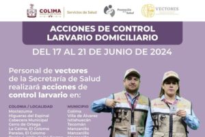 Lee más sobre el artículo Salud Colima realizará control larvario contra dengue, zika y chikungunya