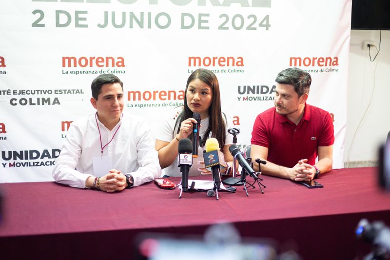 En este momento estás viendo Morena Colima anuncia triunfo en Colima capital, Manzanillo, VdeÁ, Tecomán y mayoría en el Congreso del Estado