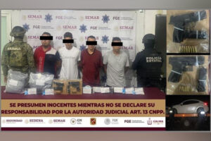 Lee más sobre el artículo Detienen a cuatro personas en Colima; les aseguran armas de fuego, droga y equipo táctico