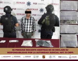 Lee más sobre el artículo Detiene Policía Estatal de Colima a masculino con más de 400 dosis de ‘ice’