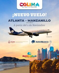 Lee más sobre el artículo Estrena Colima vuelo directo a Atlanta operado por Aeroméxico y Delta