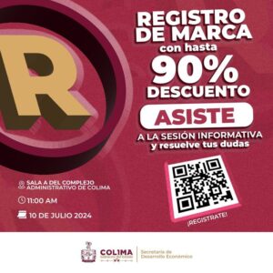 Lee más sobre el artículo Invita Sedeco a sesión gratuita ‘Registra tu Marca o Slogan con 90% de Descuento’