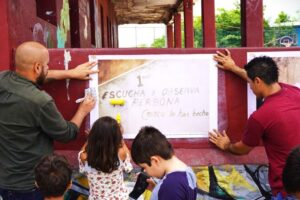 Lee más sobre el artículo Ayuntamiento de Manzanillo muestra exposición fotográfica en El Vigía; creada por niños y niñas