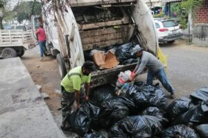 Lee más sobre el artículo Regularizan el servicio de recolección de basura en Armería