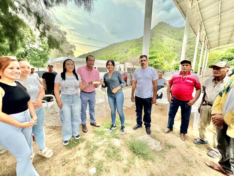 En este momento estás viendo Contribuyen Julia Jiménez y Luis Gama a construcción del arco de bienvenida en Coalatilla