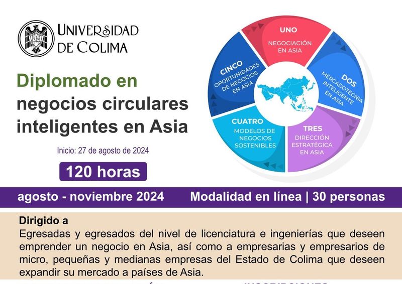 En este momento estás viendo Invita UdeC a Diplomado en Negocios Circulares Inteligentes, en Asia