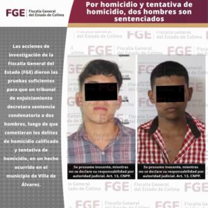 Lee más sobre el artículo Sentencian a dos hombres por homicidio y tentativa de homicidio