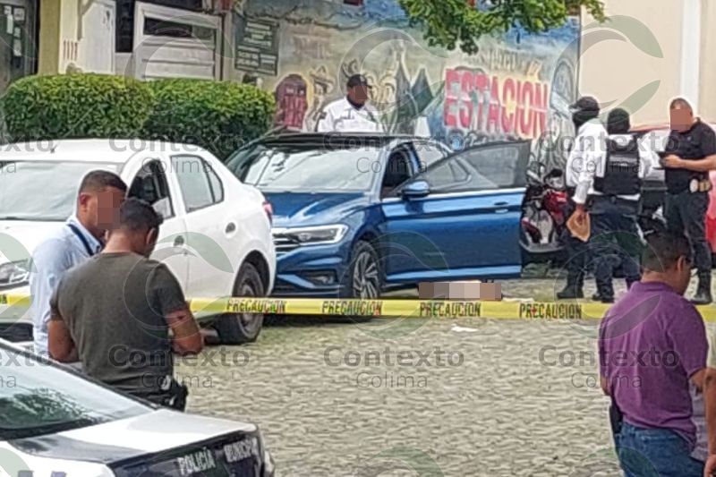 En este momento estás viendo Ejecutan a un hombre y hieren a otro en plena zona dorada de Colima capital