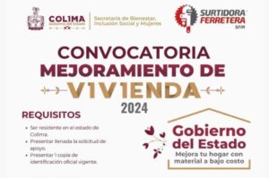 Lee más sobre el artículo Continúa abierto programa Mejoramiento de Vivienda 2024 en Colima