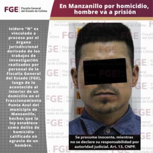 Lee más sobre el artículo Por homicidio, hombre va a prisión en Manzanillo