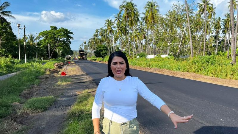 En este momento estás viendo Anuncia alcaldesa rehabilitación de carretera Armería-El Paraíso