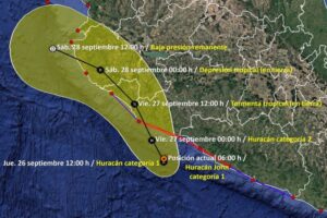 Lee más sobre el artículo John pegaría a Colima el viernes al mediodía como tormenta tropical