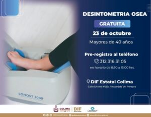 Lee más sobre el artículo Abre DIF Colima registros para exámenes gratuitos de densitometría ósea