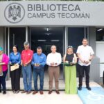 Entrega rector equipos y espacios rehabilitados, en delegación Tecomán