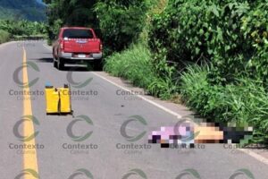 Lee más sobre el artículo Atropella camioneta a motociclista en Tecomán