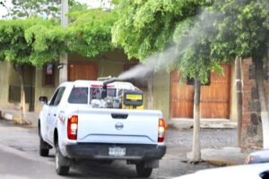 Lee más sobre el artículo Fumiga Salud contra el dengue en 55 colonias en Armería, Colima, Manzanillo y Tecomán, este lunes y martes