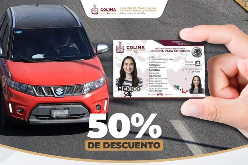 En este momento estás viendo Iniciará mañana 50% de descuento en licencias de conducir