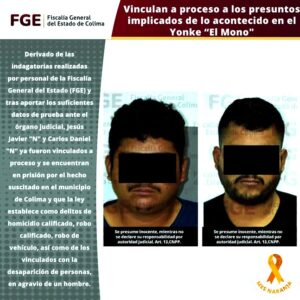 Lee más sobre el artículo A prisión presuntos implicados de lo acontecido en el Yonke ‘El Mono’