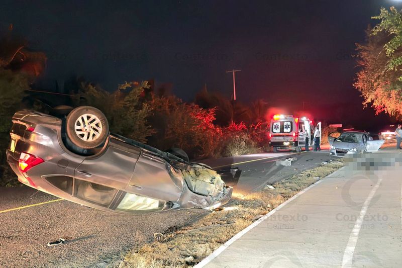 En este momento estás viendo Accidente en carretera Tecomán – El Real deja un fallecido y 2 heridos