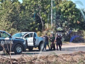 Lee más sobre el artículo En mega operativo policiaco, detienen en Tecomán a individuo que robó camioneta en Colima