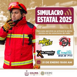 Lee más sobre el artículo Anuncia PC primer Simulacro Estatal de 2025 el 21 de enero