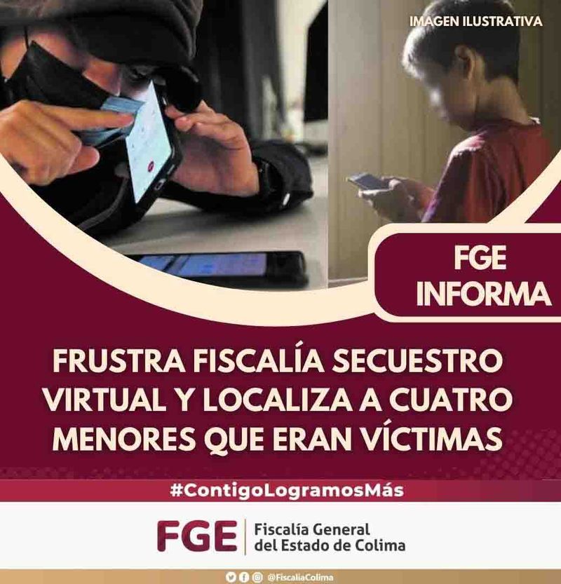 En este momento estás viendo Frustra Fiscalía secuestro virtual y localiza a cuatro menores que eran víctimas