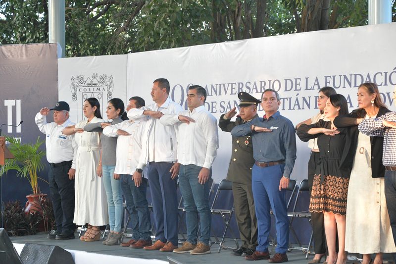 En este momento estás viendo Encabeza Riult Rivera ceremonia por el 498 aniversario de la Fundación de Colima