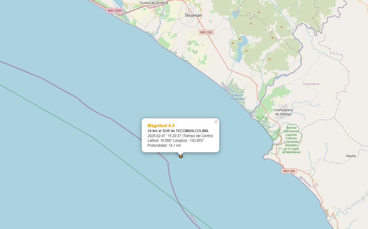 En este momento estás viendo Se registran dos sismos ‘casi simultáneos’ en Colima