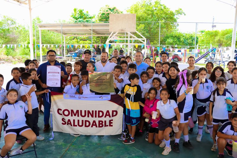 En este momento estás viendo Certifican a Ladislao Moreno como primera Comunidad Saludable de Tecomán