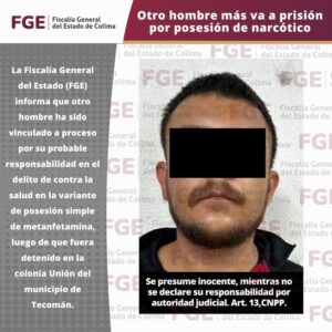 Lee más sobre el artículo Va otro hombre a prisión por posesión de narcótico