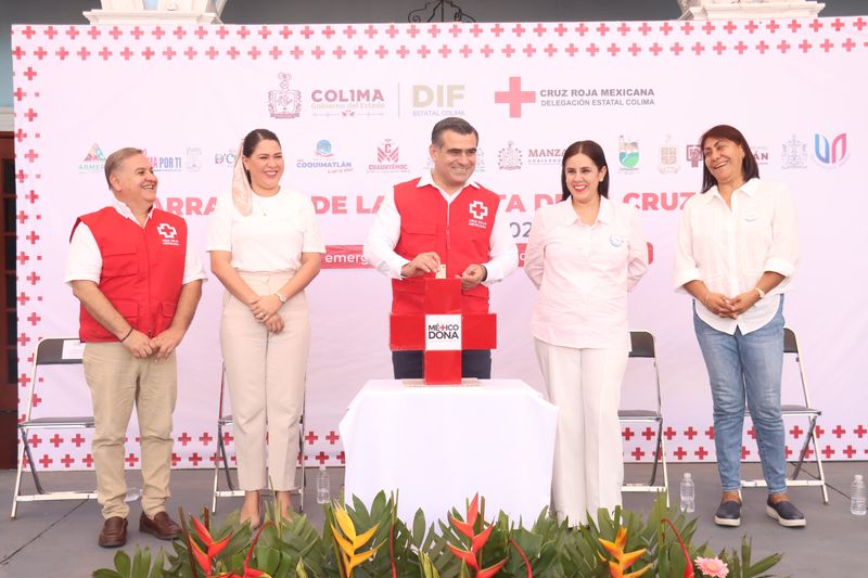 En este momento estás viendo Arranca alcalde de Colima colecta de la Cruz Roja 2025