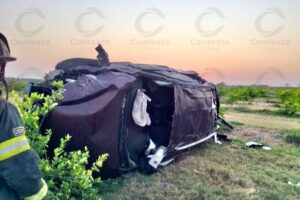 Lee más sobre el artículo Tecomán: volcadura en la carretera a Pascuales deja un muerto y 2 heridos