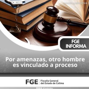 Lee más sobre el artículo Por amenazas, otro hombre es vinculado a proceso
