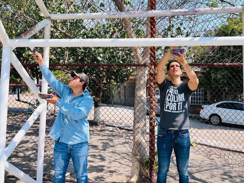 En este momento estás viendo Mejoran cancha deportiva en Acatitán para fortalecer convivencia y deporte rural