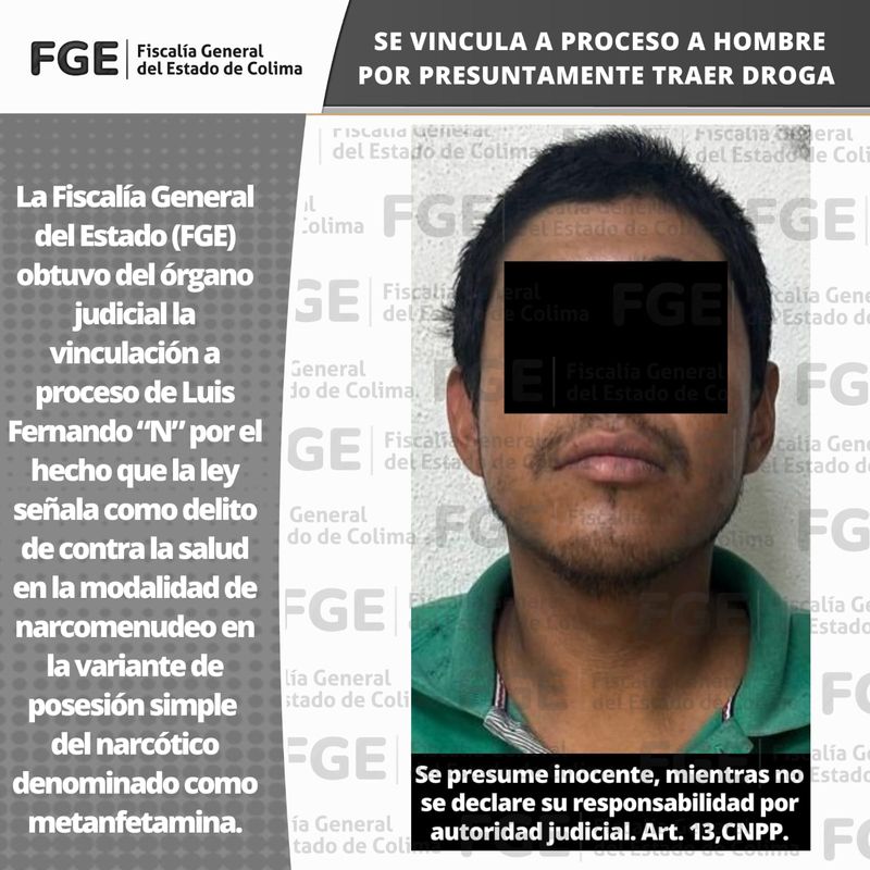 En este momento estás viendo Vinculan a proceso a hombre por presuntamente traer estupefacientes