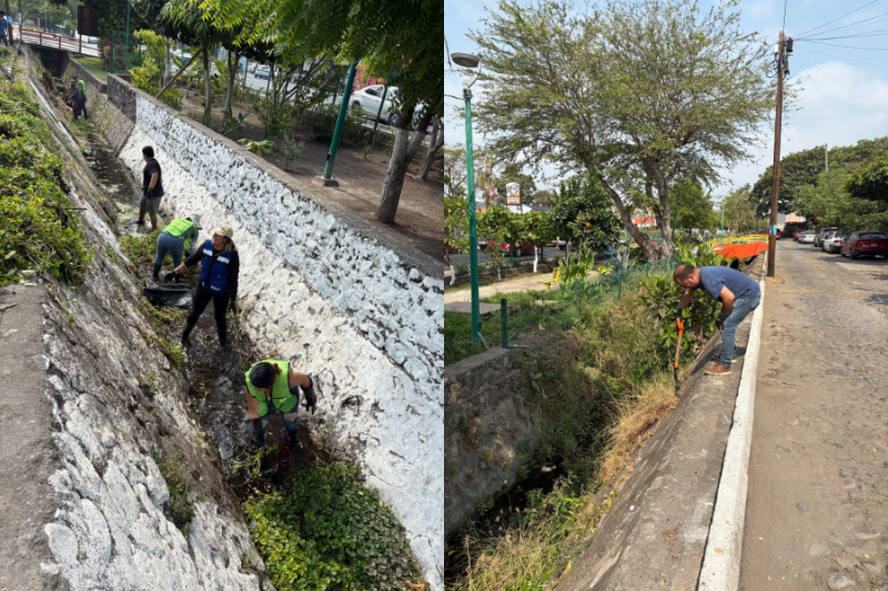 En este momento estás viendo Riult Rivera impulsa la quinta Ecobrigada Por Ti en el canal del arroyo Infonavit-La Estancia