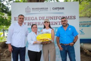 Lee más sobre el artículo Rosi Bayardo entrega uniformes y herramientas a personal de la Capdam