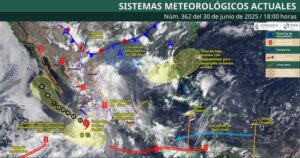 Lee más sobre el artículo ‘Tormenta tropical Flossie impactará con fuerza las costas de Colima’: Servicio Meteorológico Nacional