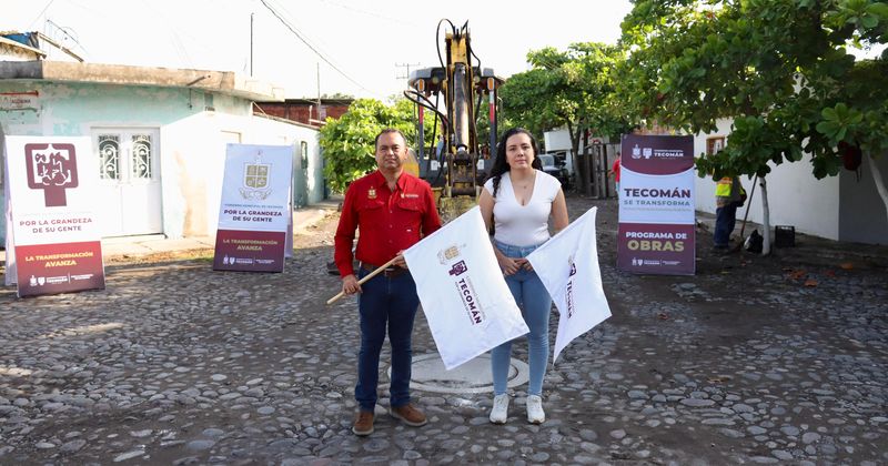 En este momento estás viendo Armando Reyna inicia rehabilitación de drenaje y agua potable en calle Juan Escutia, Tecomán