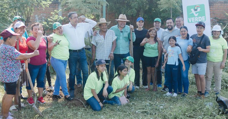 En este momento estás viendo Continúa el Partido Verde cumpliendo su compromiso de reforestación